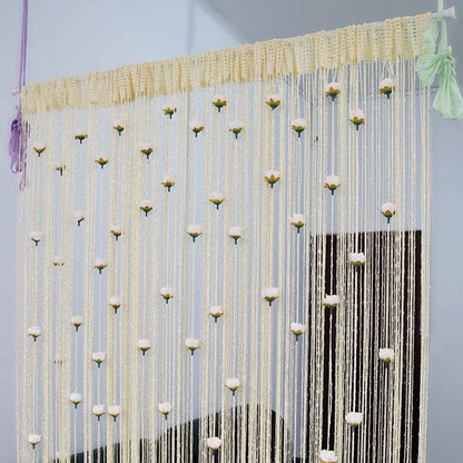 🌹Rose Thread Door Curtain