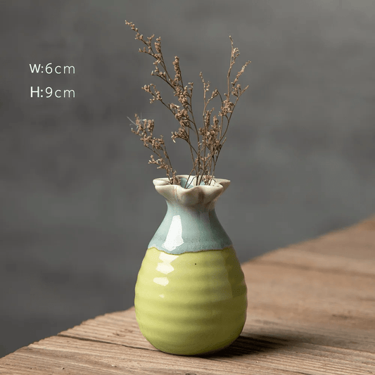 💐Handmade Desktop Art Tiny Vase Decor
