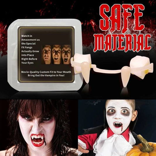 🎃Halloween Promotion-49% OFF🎃Retractable Halloween Vampire Fangs🧛‍♂BUY 1 GET 1 FREE
