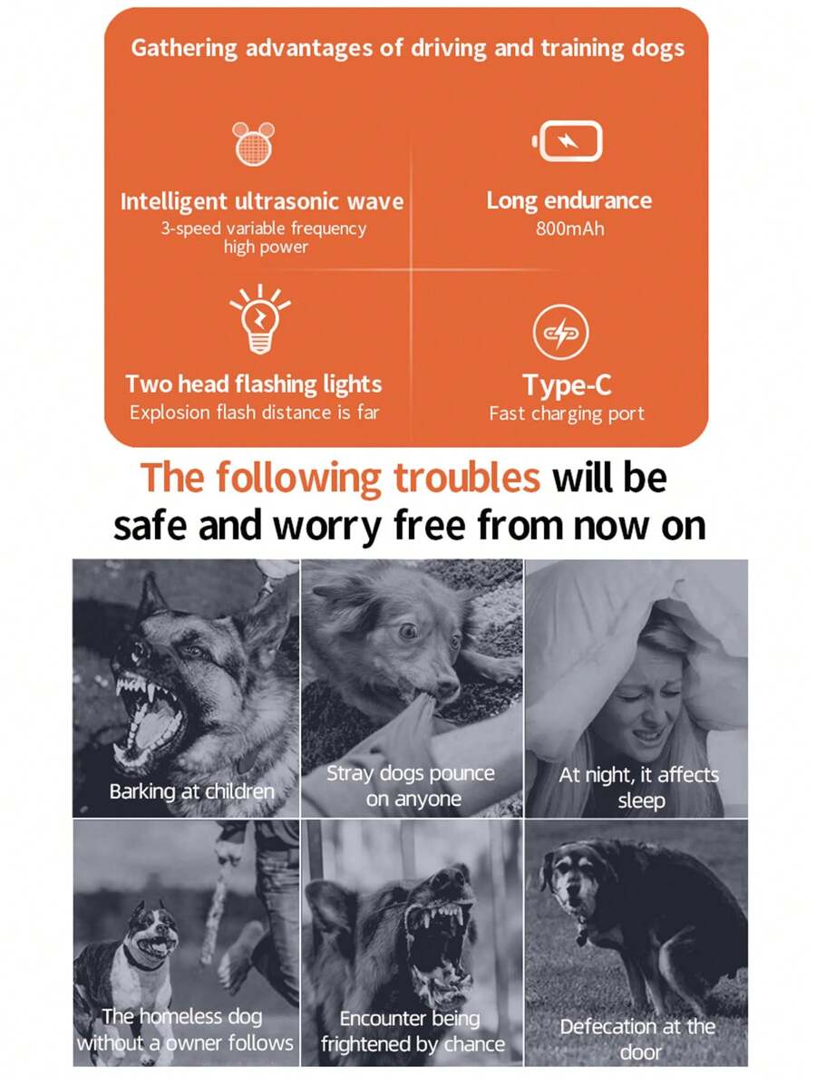 Ultrasonic Pet Behavior Corrector – Safe, Humane, Instant Control