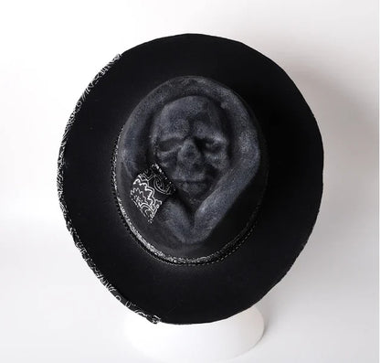💀"Harvester of Sorrow" Handmade Skull Hat