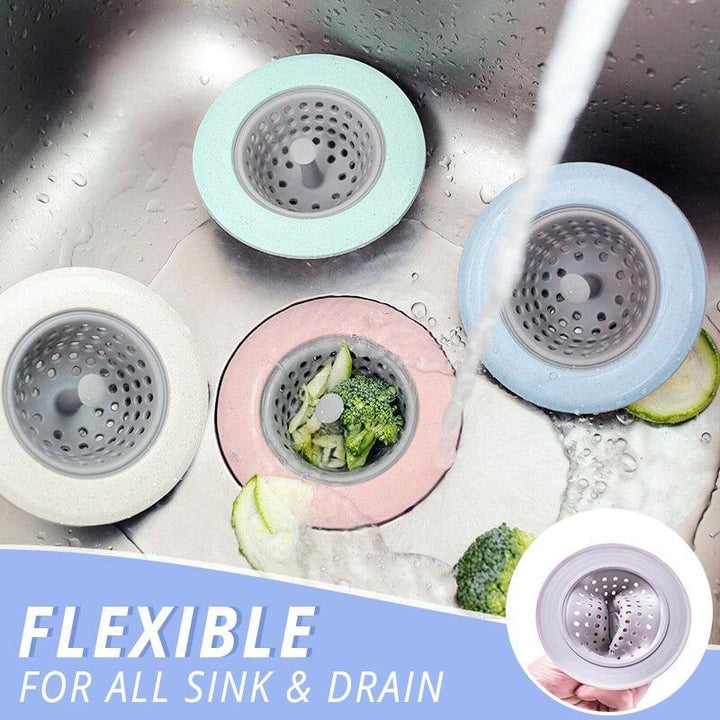 Silicone Anti-Clog Flexible Sink Strainer