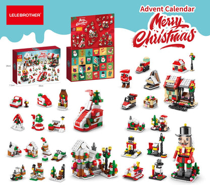 Early Xmas Sale 50% OFF-Advent Calendar Kids With Christmas Building Blocks