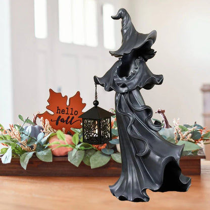 🎃Witch With Lantern Decoration👻
