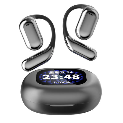 Intelligent touch screen open Bluetooth earphones