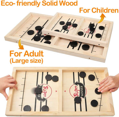 🔥Super Winner Wooden Hockey Board Games