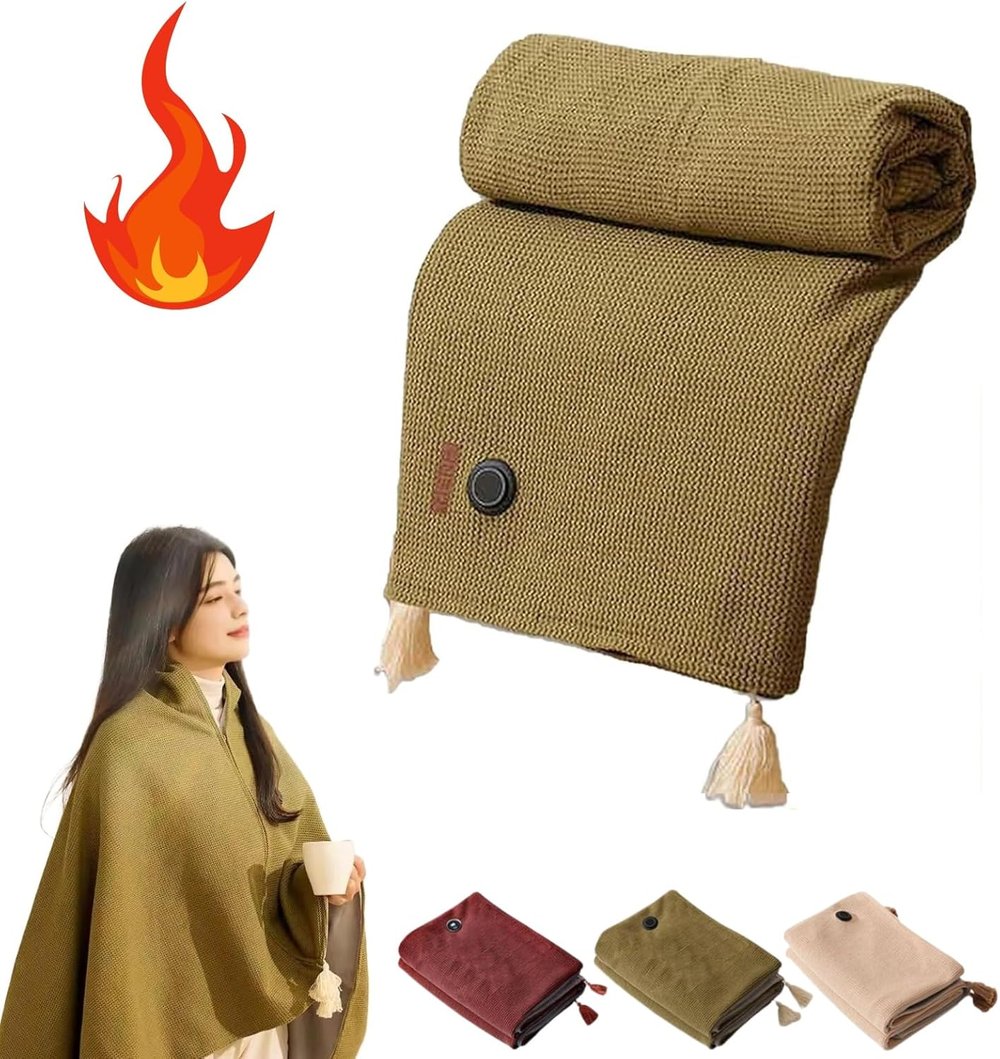 🎅Best Winter Gifts 🔥Portable Heated Shawl