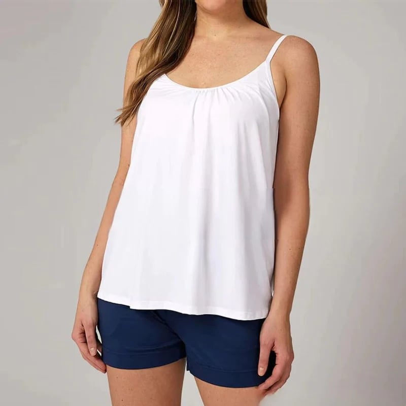 🔥2025 New Arrival 49% OFF🔥Loose-fitting Tank Top With Built-in Bra