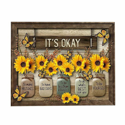 🦋Butterfly Sunflowers Wall Art🌻