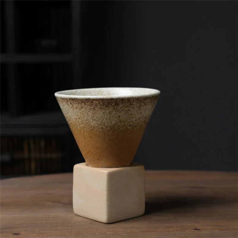 ☕Conical Couture Cup & Base Set（For Coffee Or Tea）