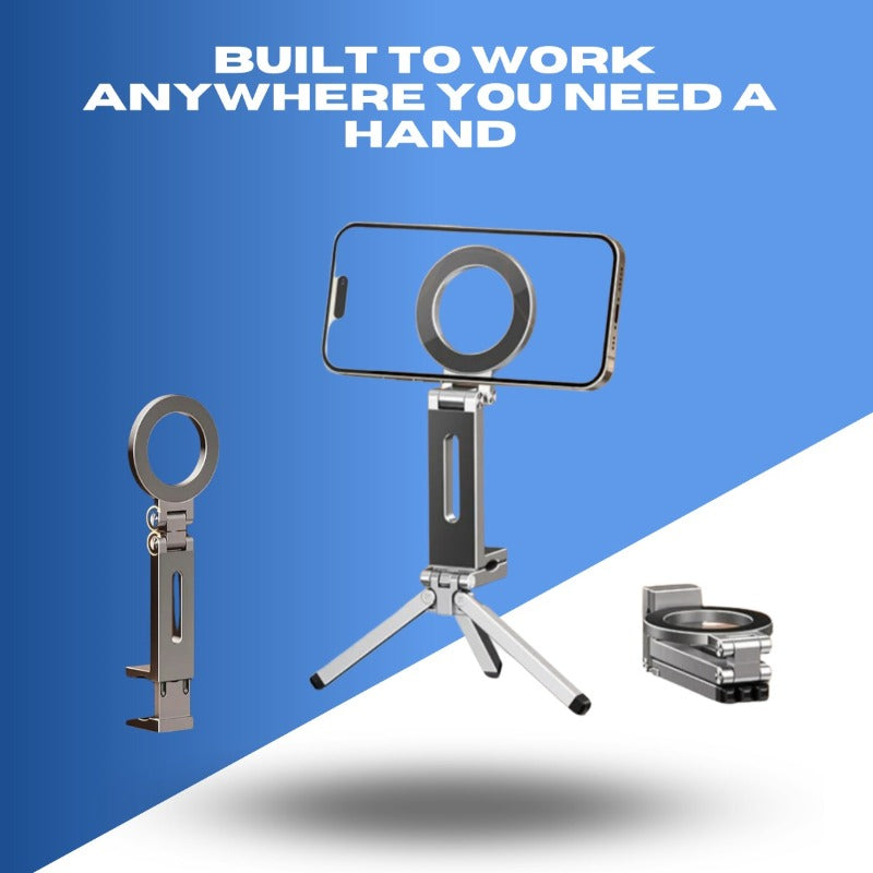 MagGrip Mini Tripod Pro – All-in-One Magnetic Stand for Phones