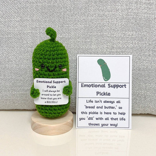 🌲HOT SALE 49% OFF🔥-🥒Handmade Emotional Support Pickle Gift