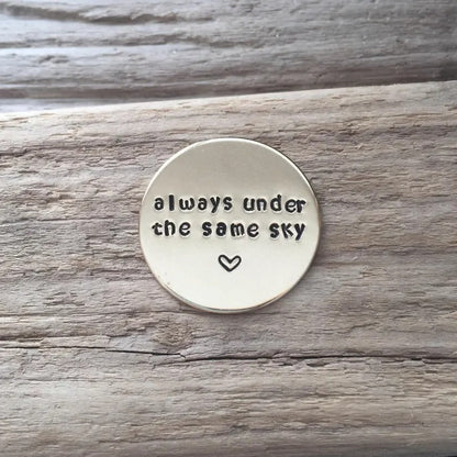 🎄CHRISTMAS PREFERRED🎁 - HEARTFELT PEWTER POCKET TOKENS