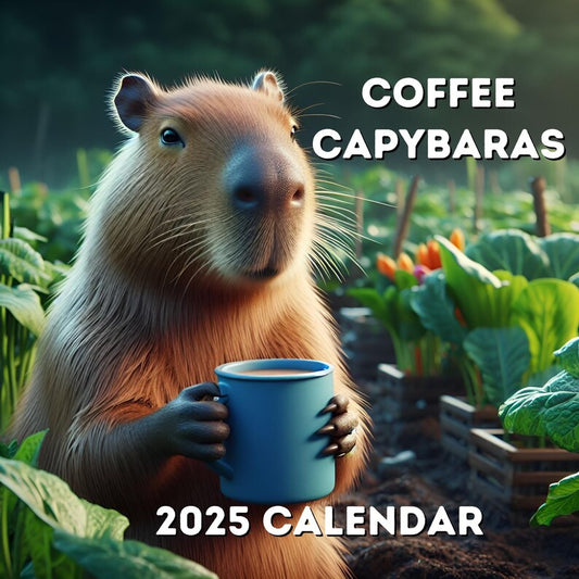 Coffee Capybaras 2025 Calendar ☕🐾
