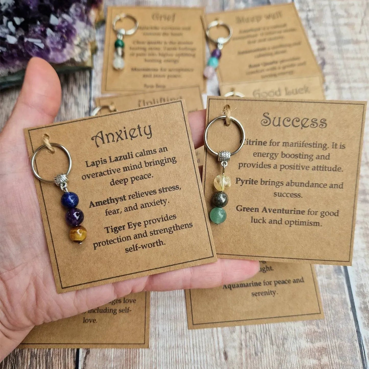 ✨Blessing Crystal Keyring - Personalized Keepsake Gift✨