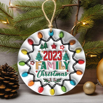 🔥CHRISTMAS PRE-SALE 50% OFF🎁BESTIES CHRISTMAS ROUND ORNAMENT