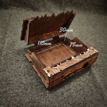 👹 Monster Book Mimic Tabletop Storage Box 📚