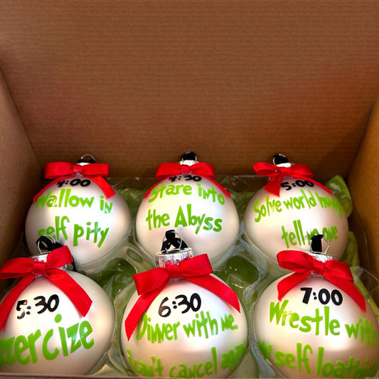 GR1NCH Schedule Ornament Gift Set (6Pcs)