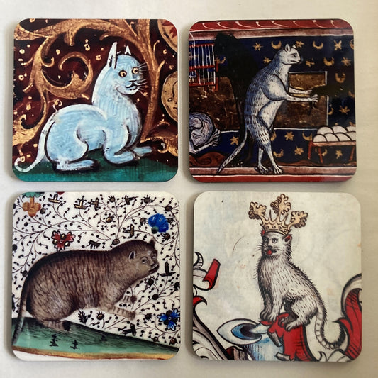 😺Medieval Cat Coasters🎁