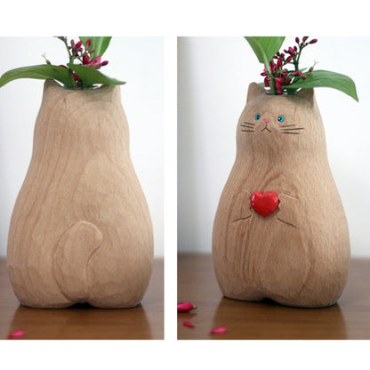 🎅2024 Christmas Gift--🐱Handmade Cat Vase
