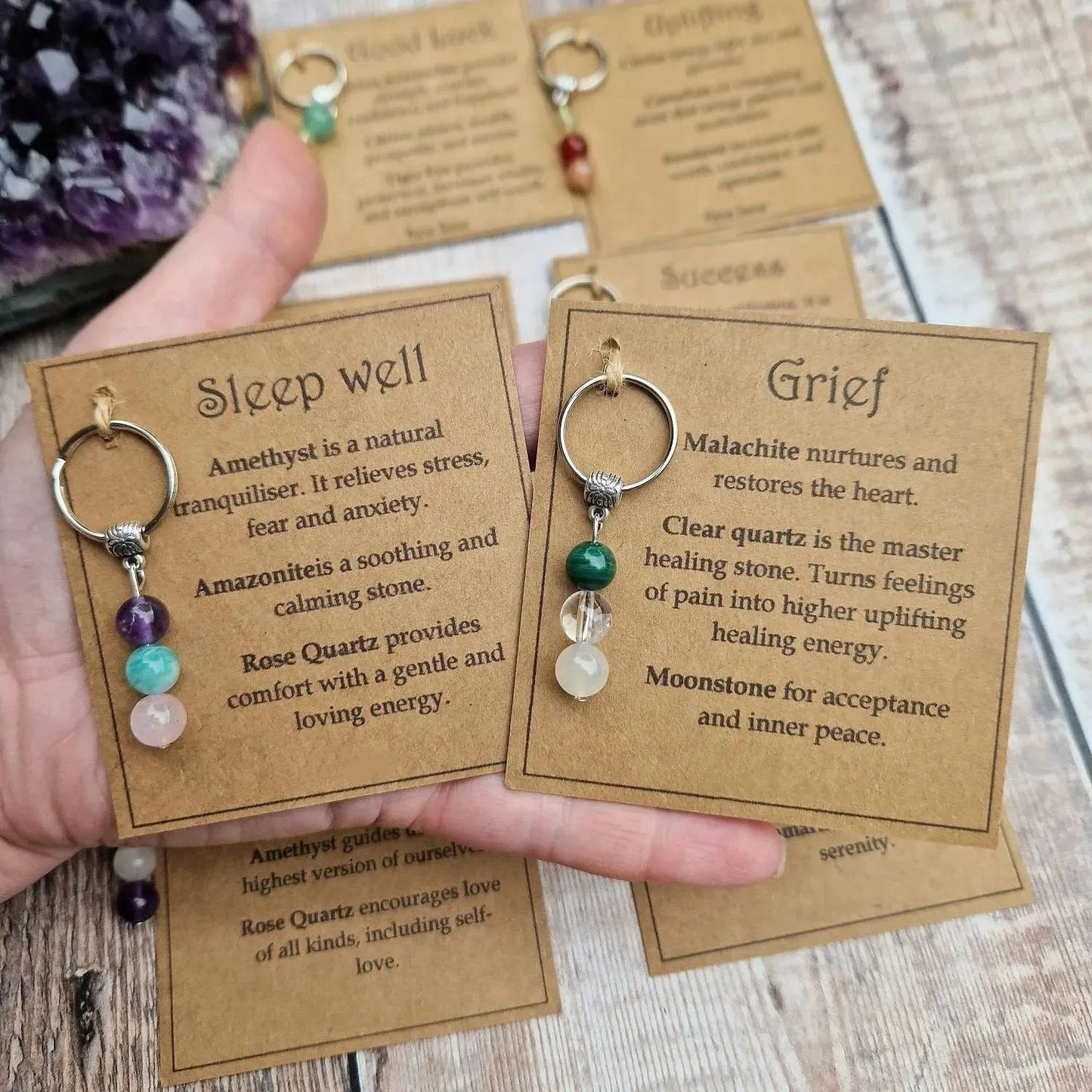 ✨Blessing Crystal Keyring - Personalized Keepsake Gift✨