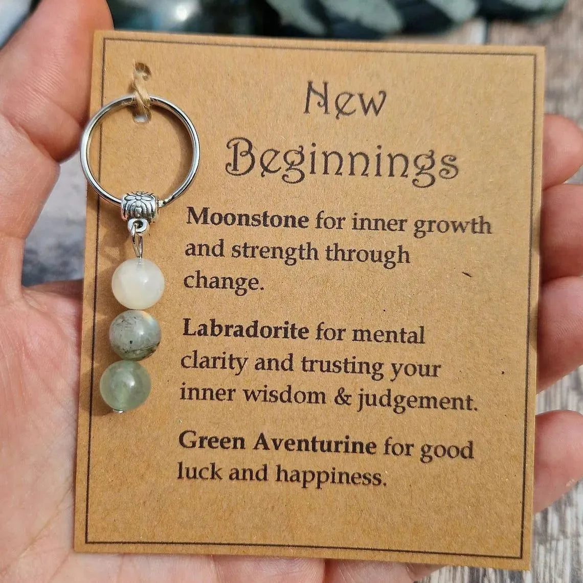 ✨Blessing Crystal Keyring - Personalized Keepsake Gift✨