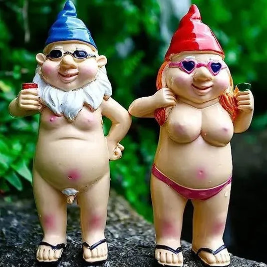 ✨Hot Sale 50% Off-Naughty Garden Gnome Funny Statue