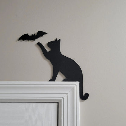 👻Ghost Cat Door Corner Topper🎃