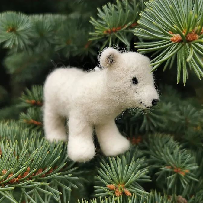 🧸Adorable Needle Felted Christmas Plush Toys🎄