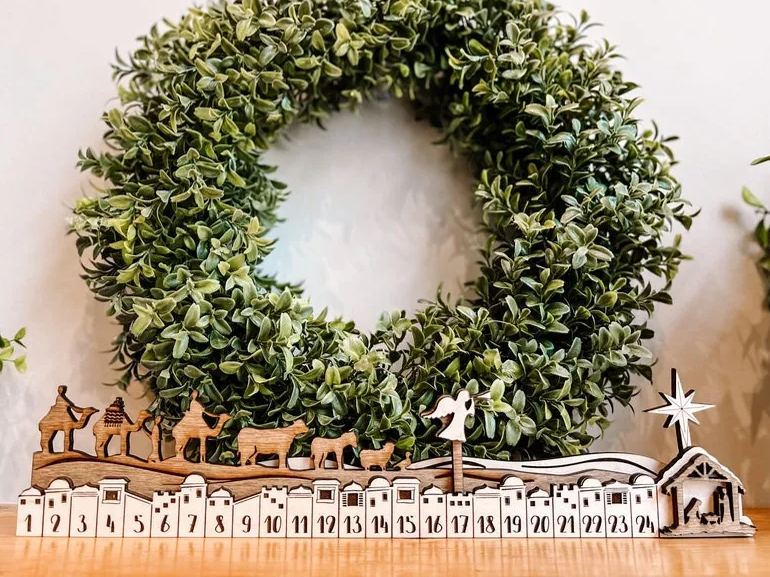 🎅2024 Christmas Gift--Nativity Advent Calendar