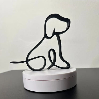 Cat Minimalistic Sculpture