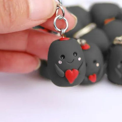 Olive Couple Keychain