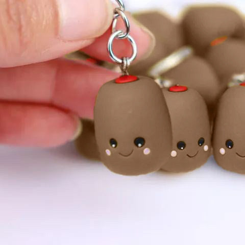 Olive Couple Keychain