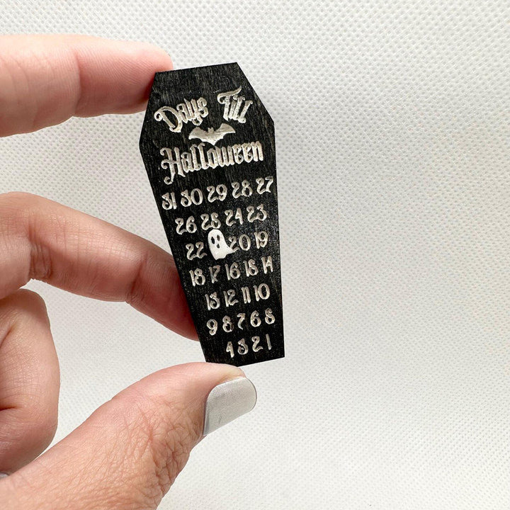 ⚰️Miniature Halloween Countdown | Halloween Magnetic Calendar📅