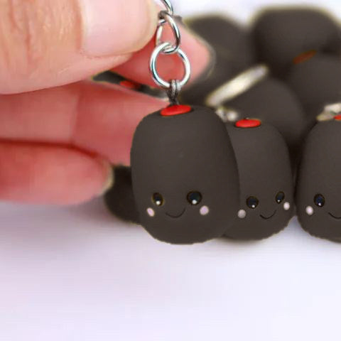 Olive Couple Keychain