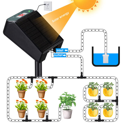 Solar-Powered Drip Irrigation System