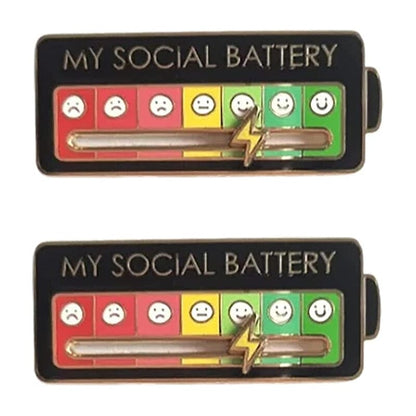 Interactive Mood Pins Exchange Mood With Friends