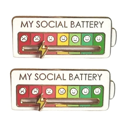 Interactive Mood Pins Exchange Mood With Friends