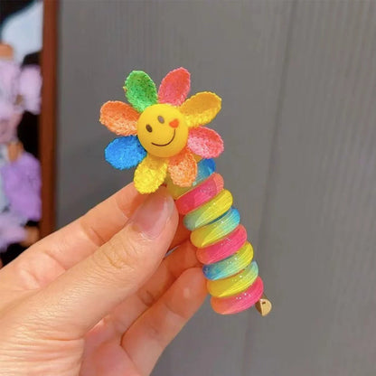 Early Christmas Sale🎄- Colorful Telephone Wire Hair Bands for Kids